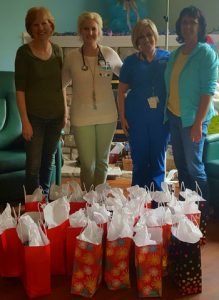 Ladies donate gifts to OHC-Wilmington chemotherapy patients