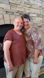 Tonia Manning and Debbie Acton OHC patients